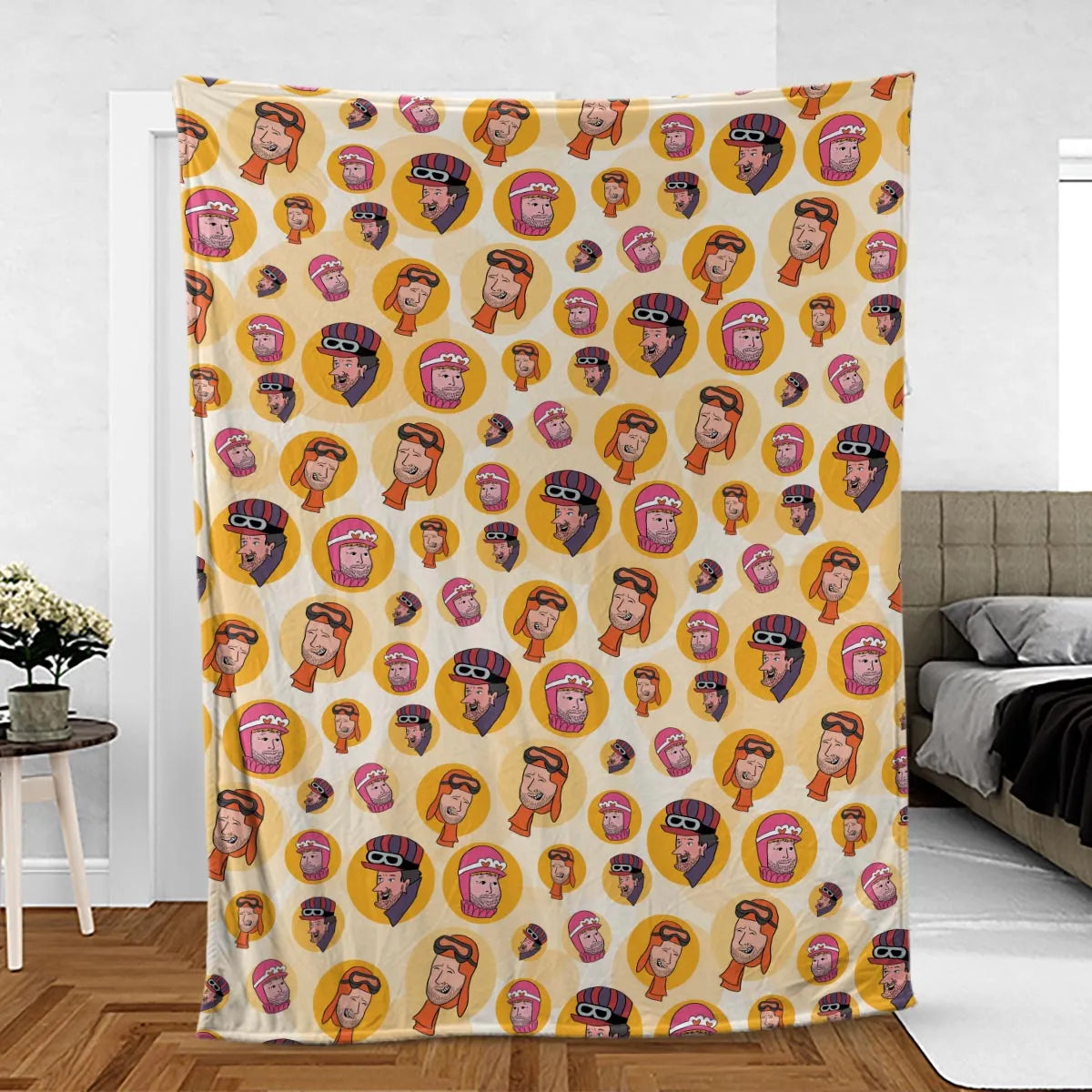 No More Jockeys Wacky Jockeys Fleece Blanket