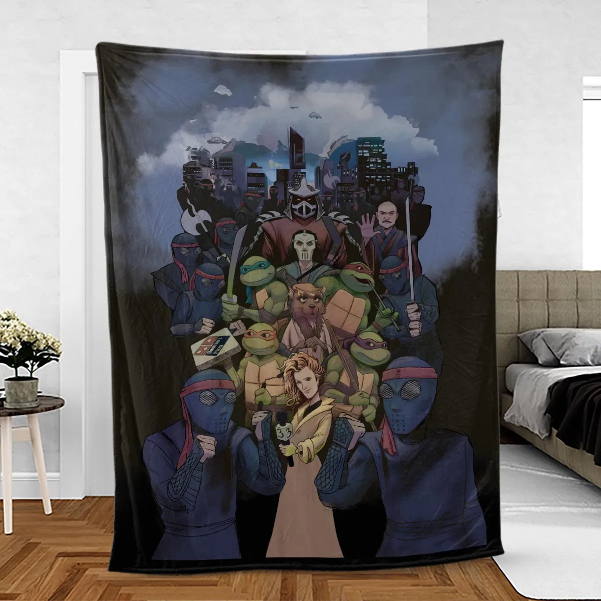 Turtles vs Ninja Teenage Mutant Ninja Turtles Fleece Blanket