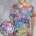 Evolutionary line of Eevee Pokemon AOP Men/Women Polo Shirt