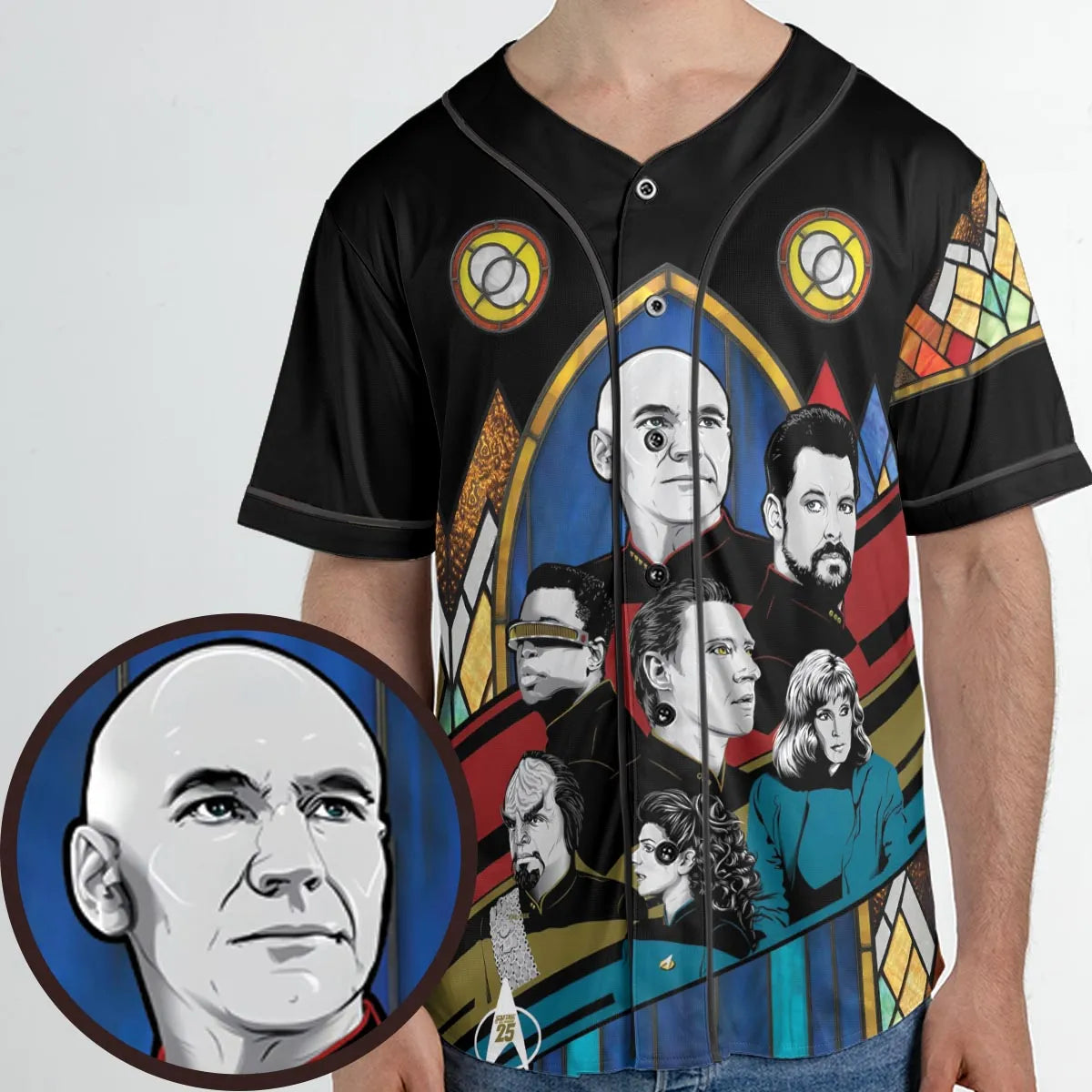 The Next Generation Star Trek Unisex Baseball Jersey