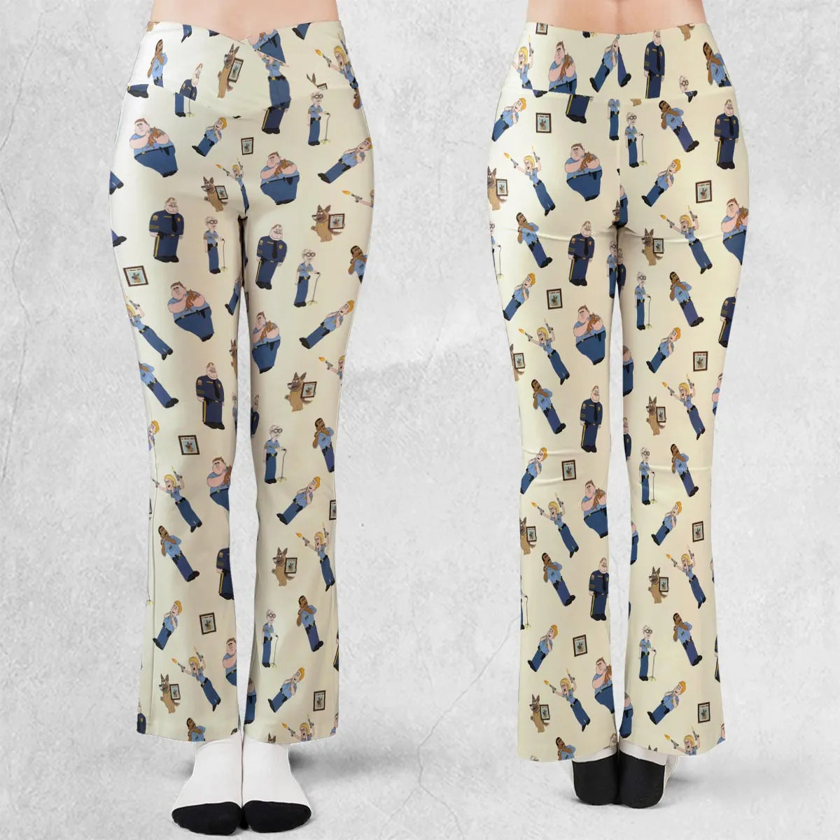 Cop Comedy Paradise Pd Flare Leggings