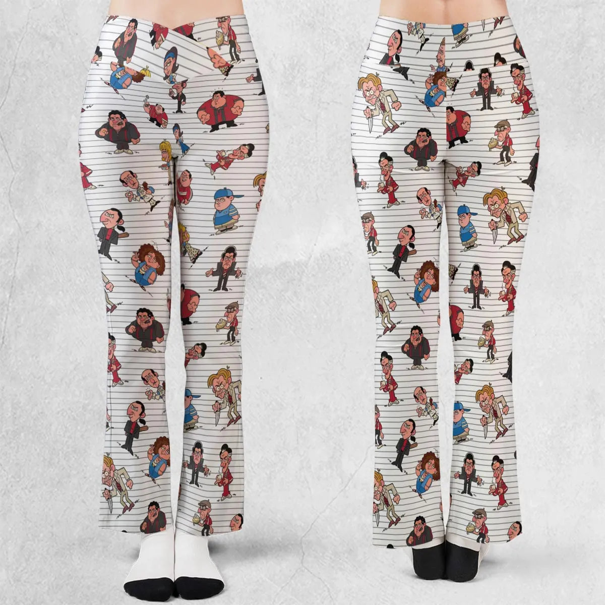 Family Business The Sopranos Flare Leggings