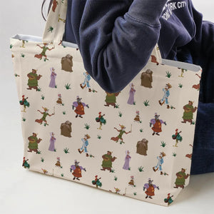 Oo-de-lally Robin Hood Characters Large Tote Bag