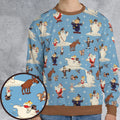 Frosty the Snowman Christmas Characters All-over Print Sweatshirt