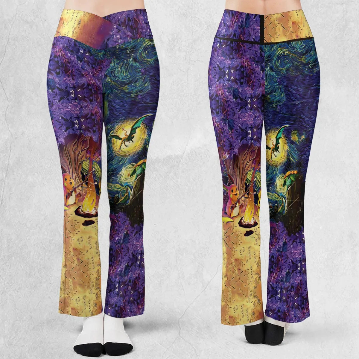 Pokemon Starry Night Campfire Flare Leggings