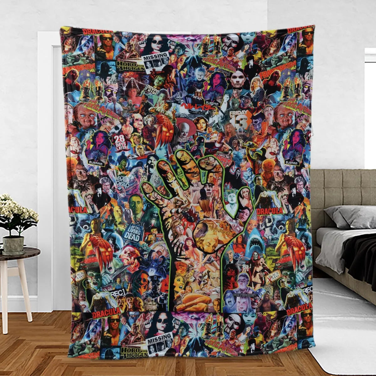 Horror My Love Fleece Blanket