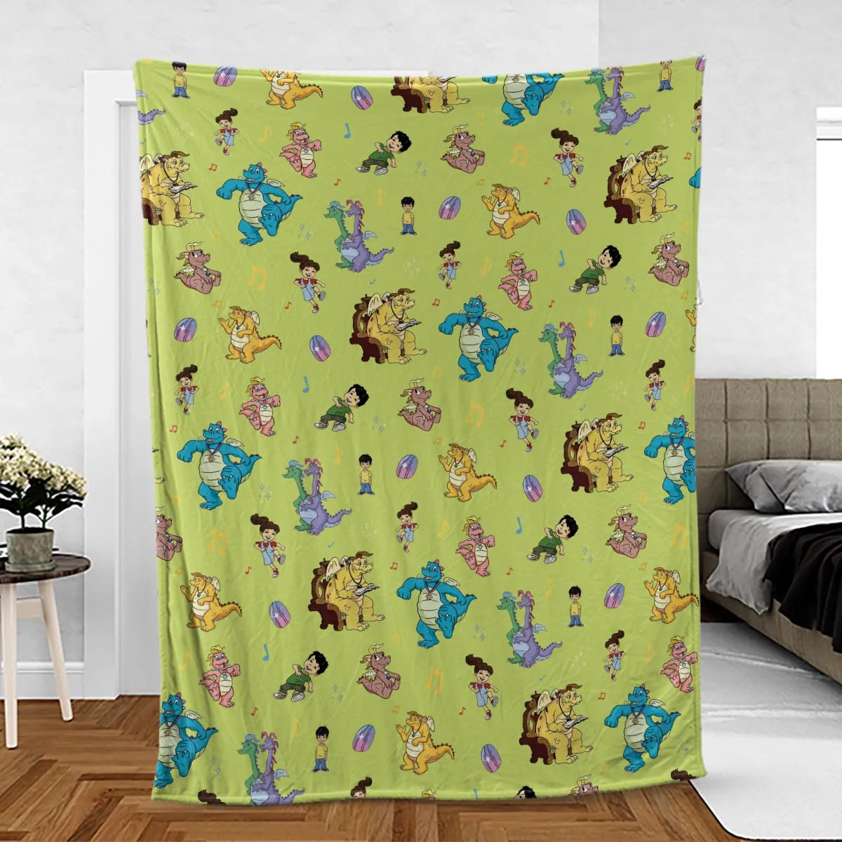 Dragontales Characters Fleece Blanket