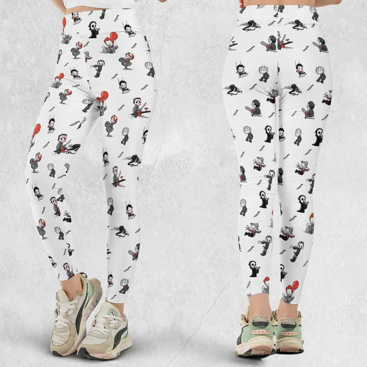 Baby Horror Characters Pattern Legging