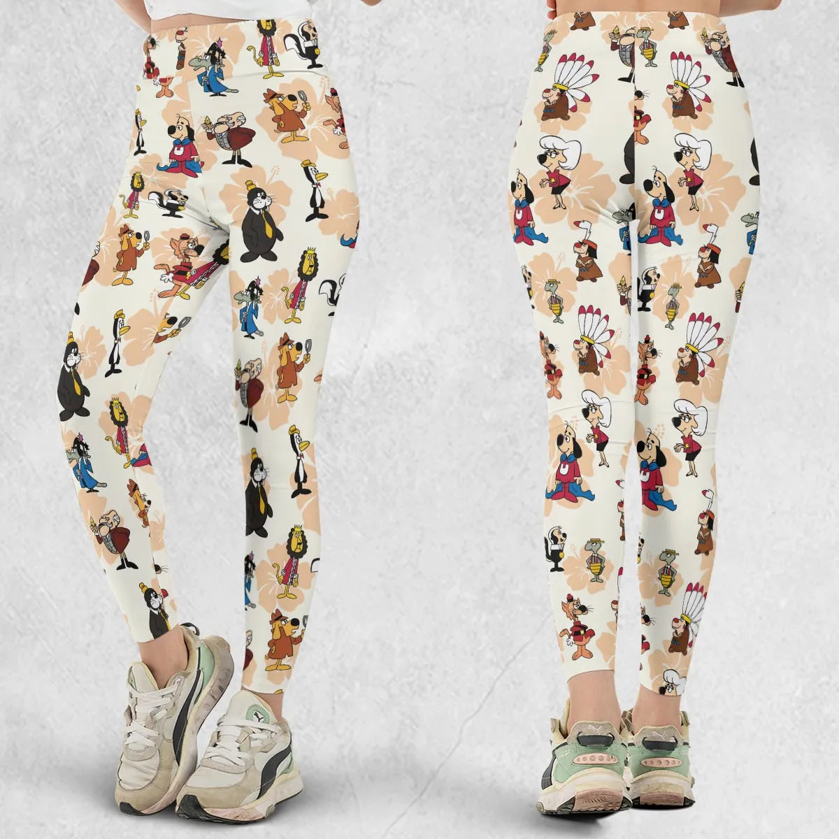Nostalgia Underdog Characters Legging