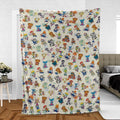 Parappa the Rapper Characters Fleece Blanket