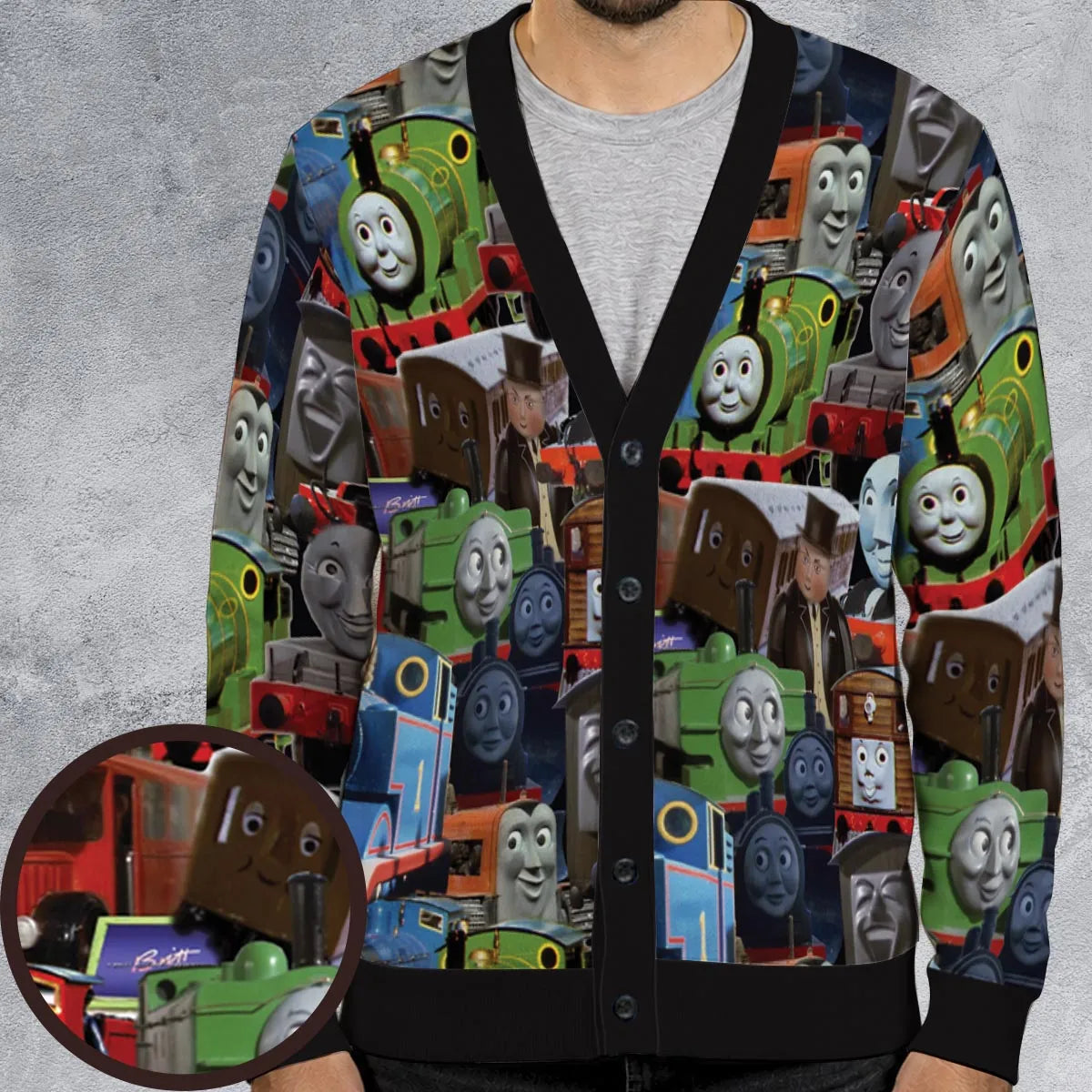 Thomas The Tank Engine Cardigan