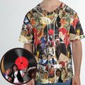 Vintage Collage Bill and Ted Unisex Baseball Jersey
