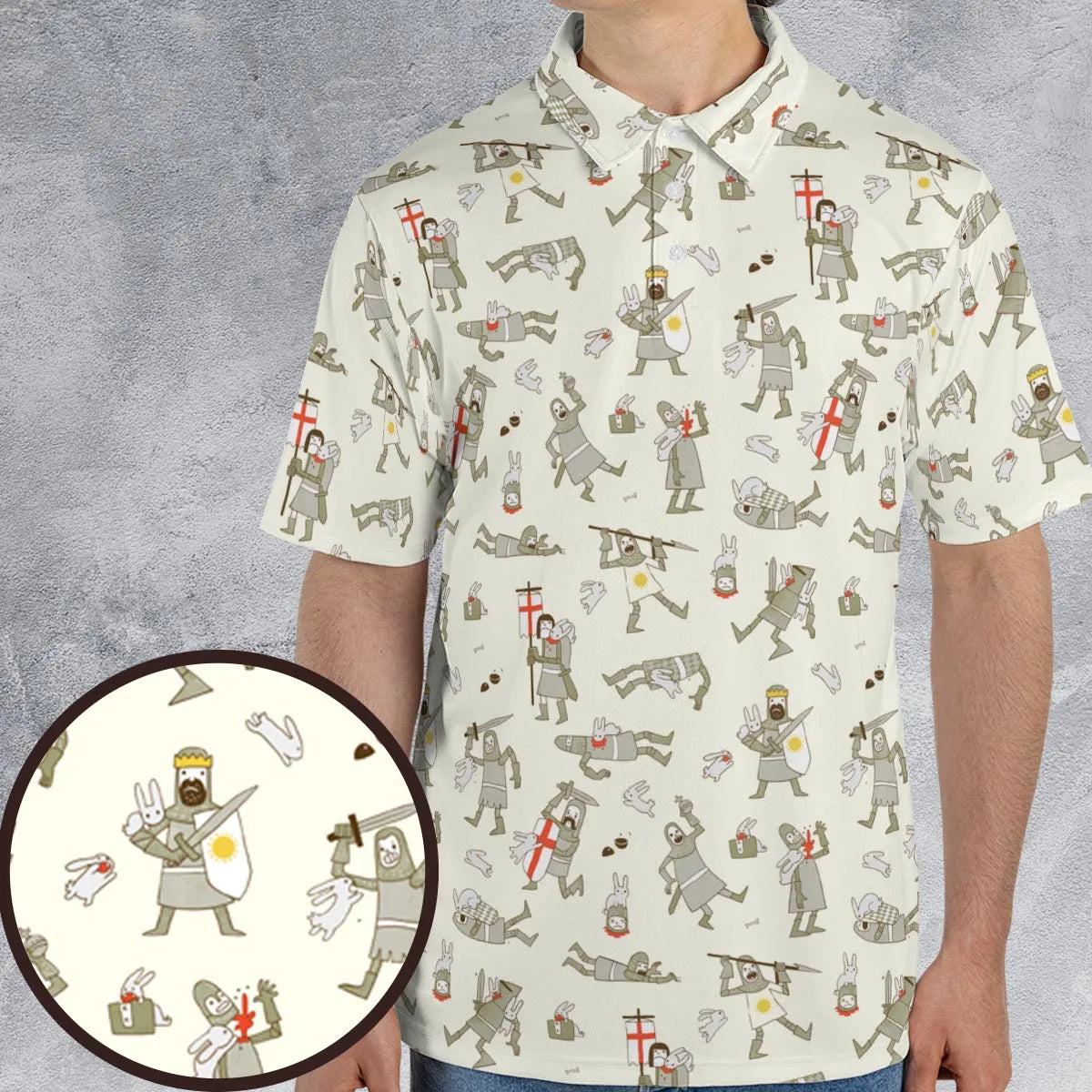 Bad Tempered Rodents Monty Python AOP Men/Women Polo Shirt