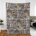 Back To Style Back To The Future Fleece Blanket