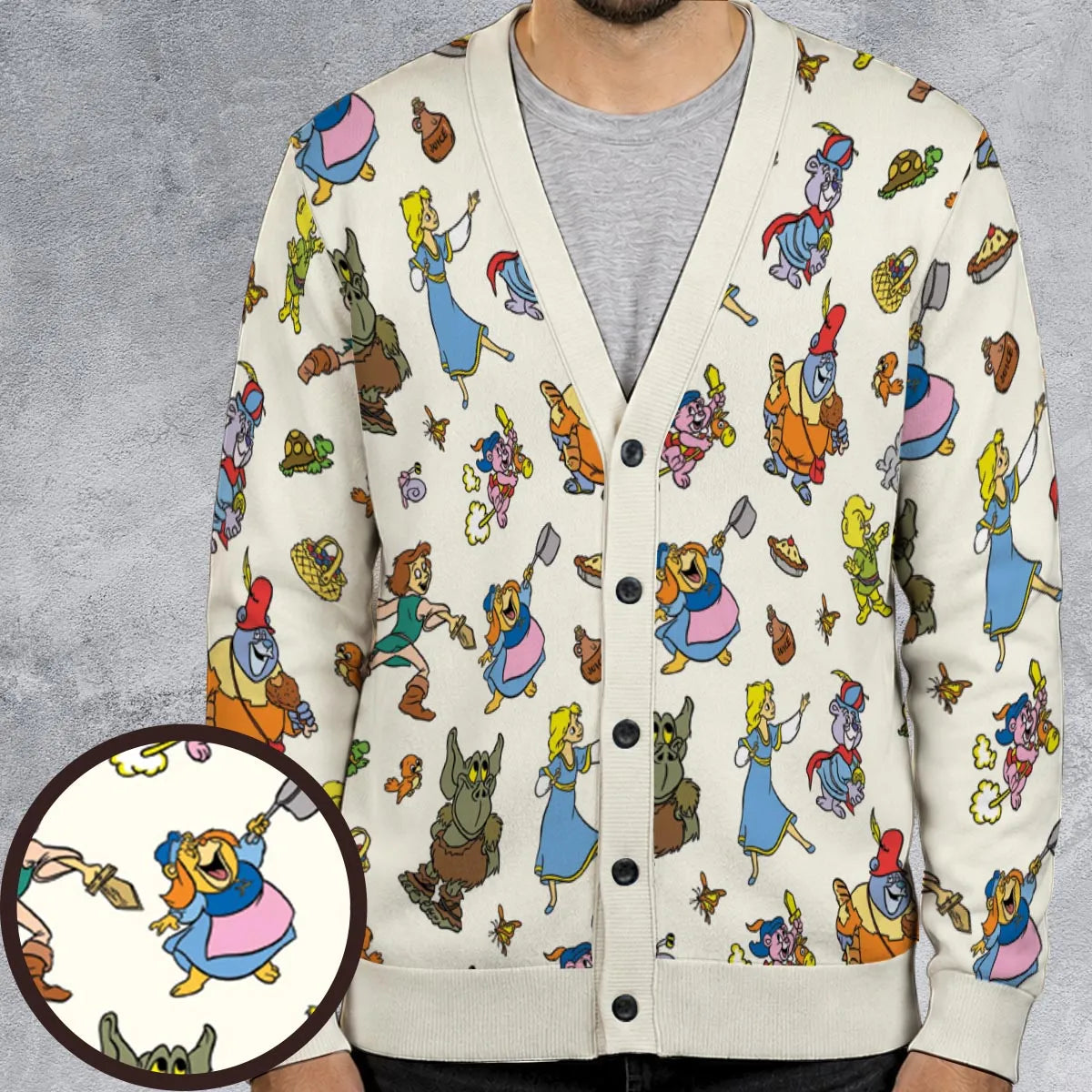 Gummi Bears Characters Cardigan