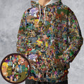 Futurama Characters All-over Print Hoodie