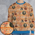 Retro Humpty Dumpty All-over Print Sweatshirt