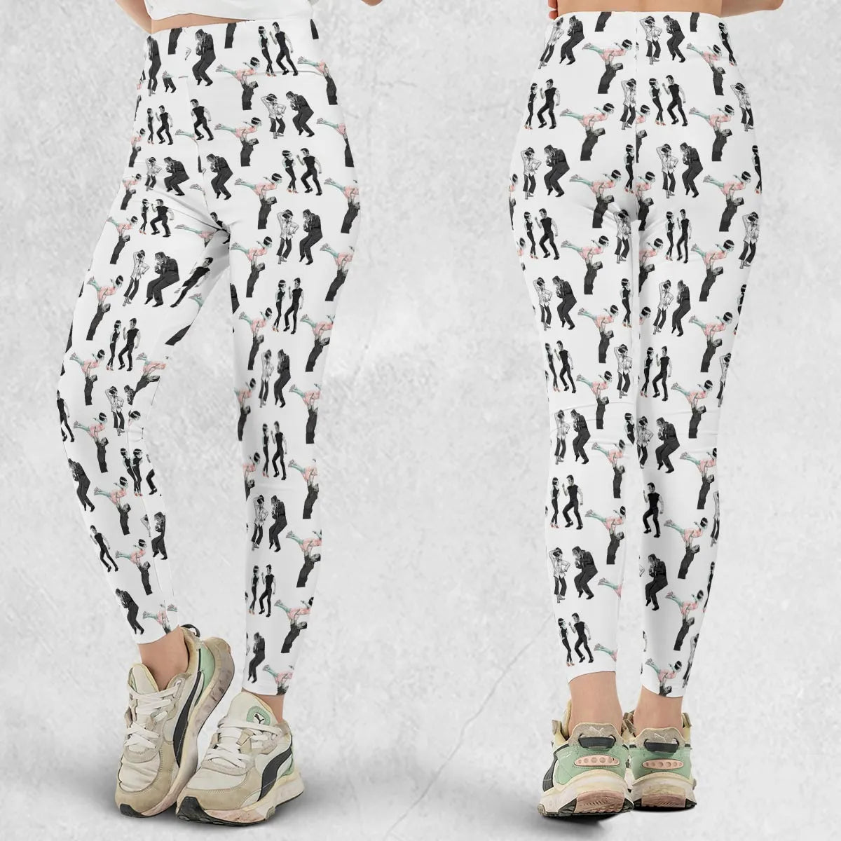 Frankenstein And Bride Dance Movies Dance Scene Mashup Legging