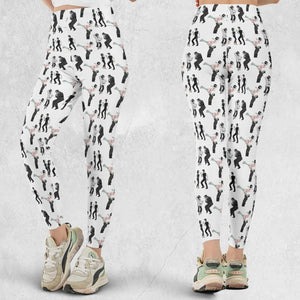 Frankenstein And Bride Dance Movies Dance Scene Mashup Legging