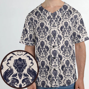 Alien Xenomorph Pattern Unisex Baseball Jersey