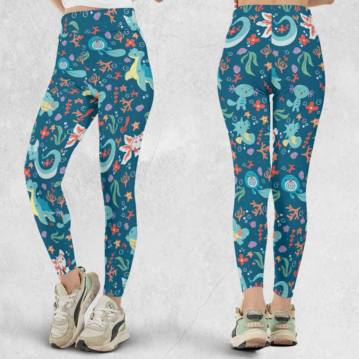 Water Pokemon Pattern Legging