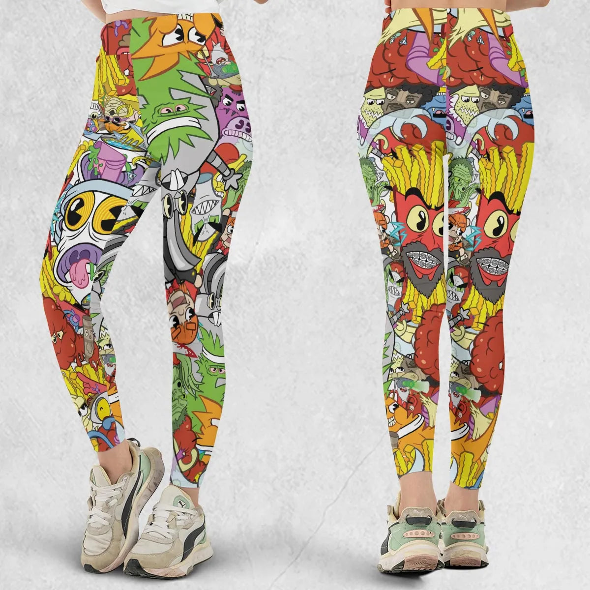 Pure Chaos Aqua Teen Hunger Force Legging