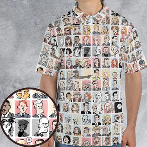 Many Faces of Twin Peaks AOP Men/Women Polo Shirt