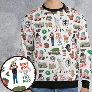 National Lampoon's Christmas Vacation Pattern All-over Print Sweatshirt