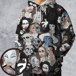 Faces The Phantom of Opera All-over Print Hoodie
