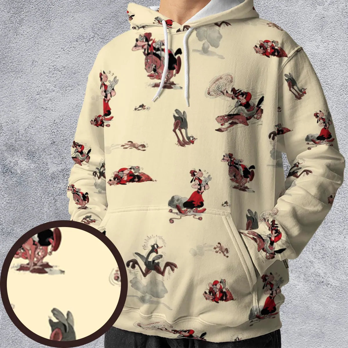 El Gaucho Goofy All-over Print Hoodie