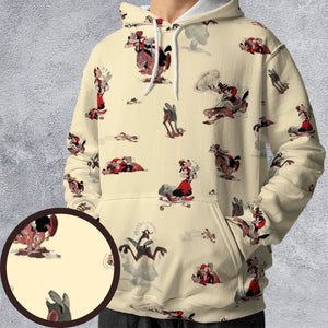El Gaucho Goofy All-over Print Hoodie