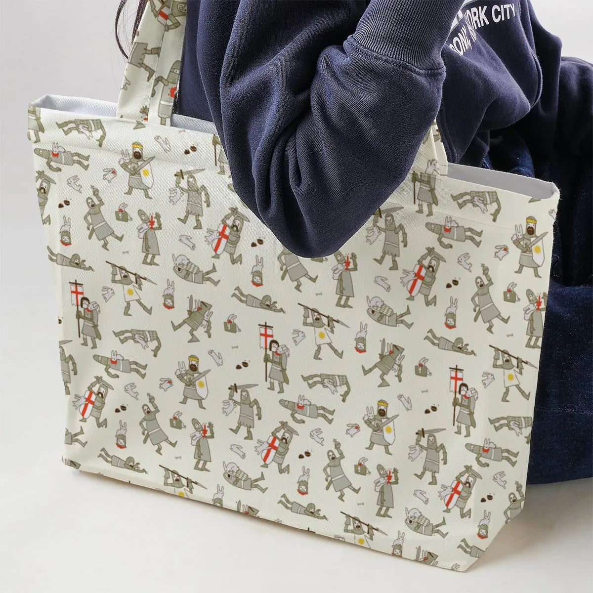 Bad Tempered Rodents Monty Python Large Tote Bag