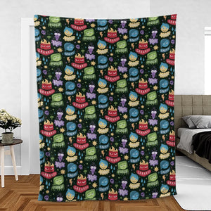 Colourful Mind Inside Out Fleece Blanket
