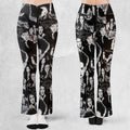 Horror Ladies Slay Collage Classic Horror Movies Flare Leggings