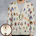 He-Man & Masters Of The Universe Characters Pattern Cardigan