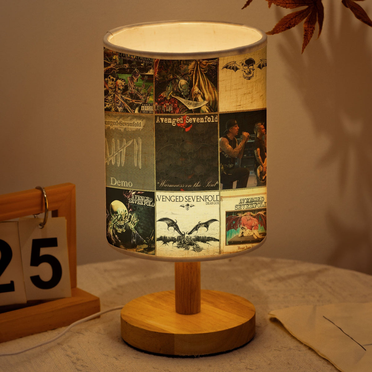 Avenged Sevenfold Fabric Lamp Light Up the Metal Madness