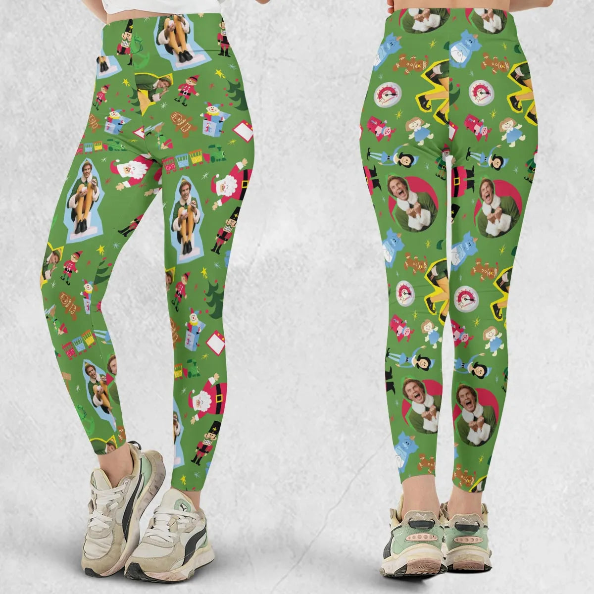 Santa Know Him Elf Legging