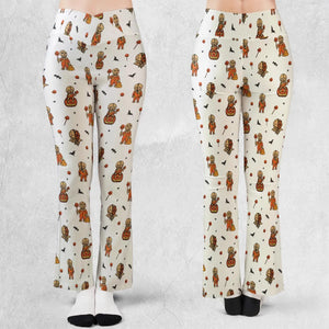 Pumpkin Sam Trick 'r Treat Horror Flare Leggings