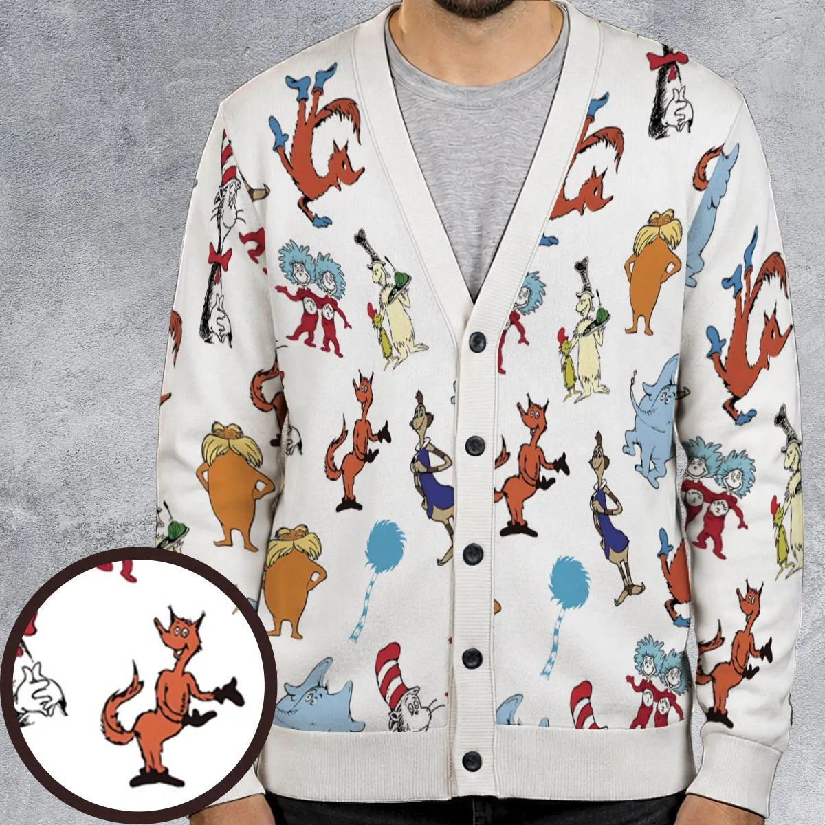 Seuss Swag Dr. Seuss Cardigan