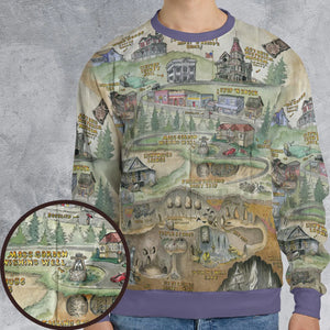 The Goonies Adventure Map All-over Print Sweatshirt