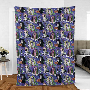 Beetle and Crew Beetlejuice Fleece Blanket