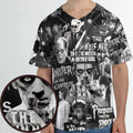 Universal Monsters Pattern Unisex Baseball Jersey