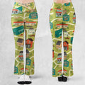 Schitt's Creek Town Map Flare Leggings