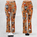 Chibi Horror Characters Flare Leggings