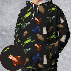 Muppet Monster All-over Print Hoodie