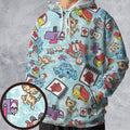 Blue's Clues Friend Party All-over Print Hoodie