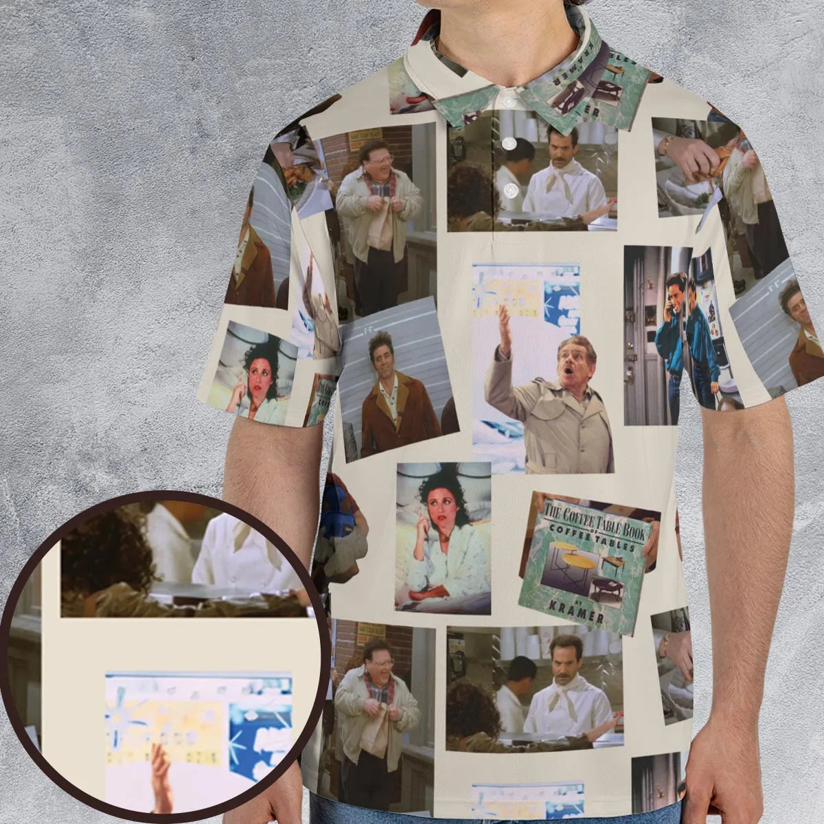 Seinfeld Famous Scenes AOP Men/Women Polo Shirt