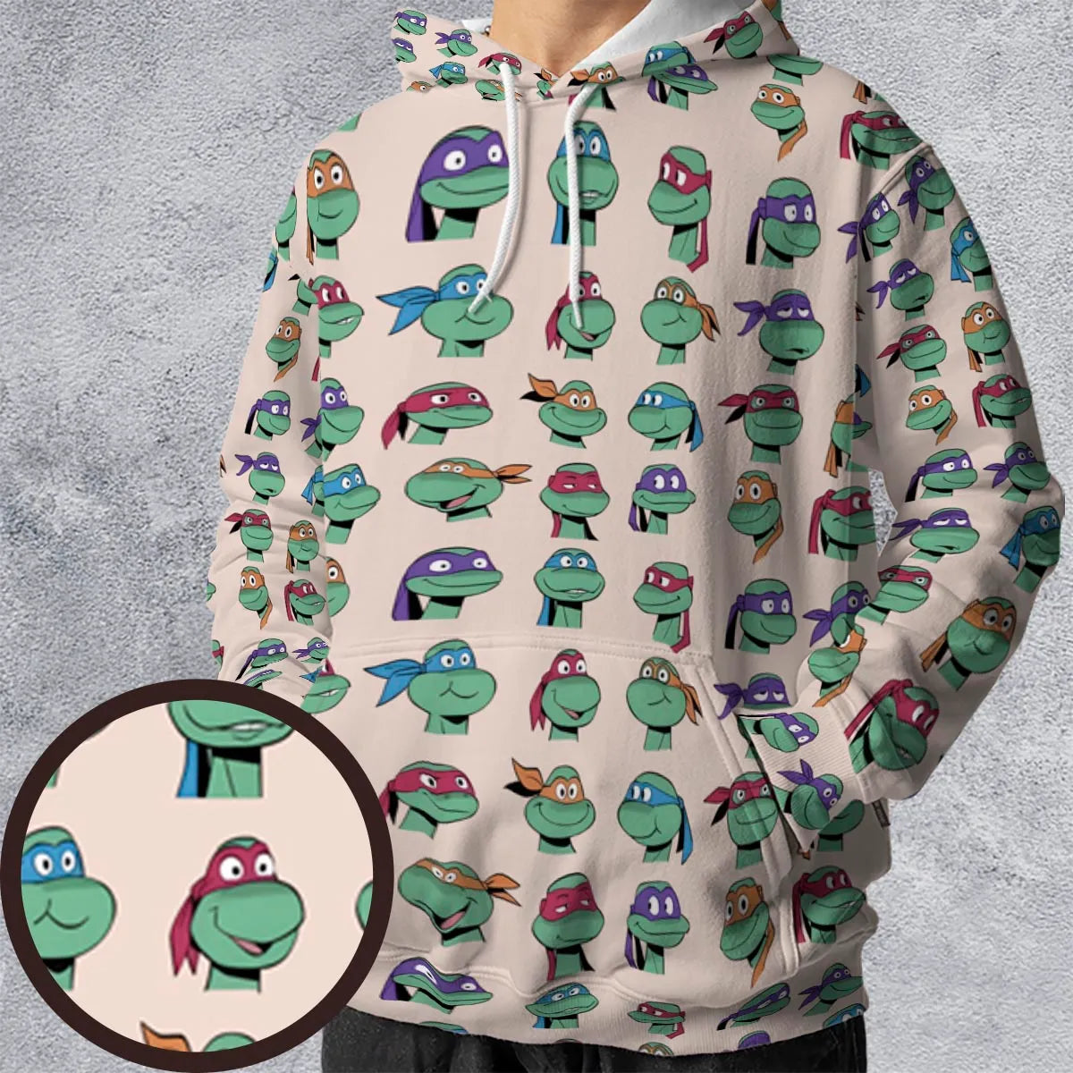 Early Stages TMNT All-over Print Hoodie