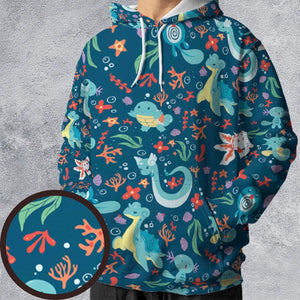 Water Pokemon Pattern All-over Print Hoodie