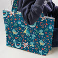 Water Pokemon Pattern Large Tote Bag